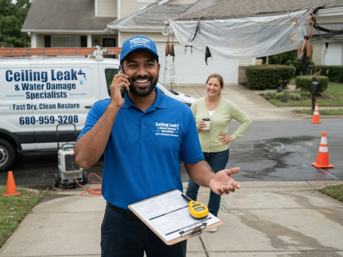 Ceiling Leak Cleanup Portage, OH FAQs